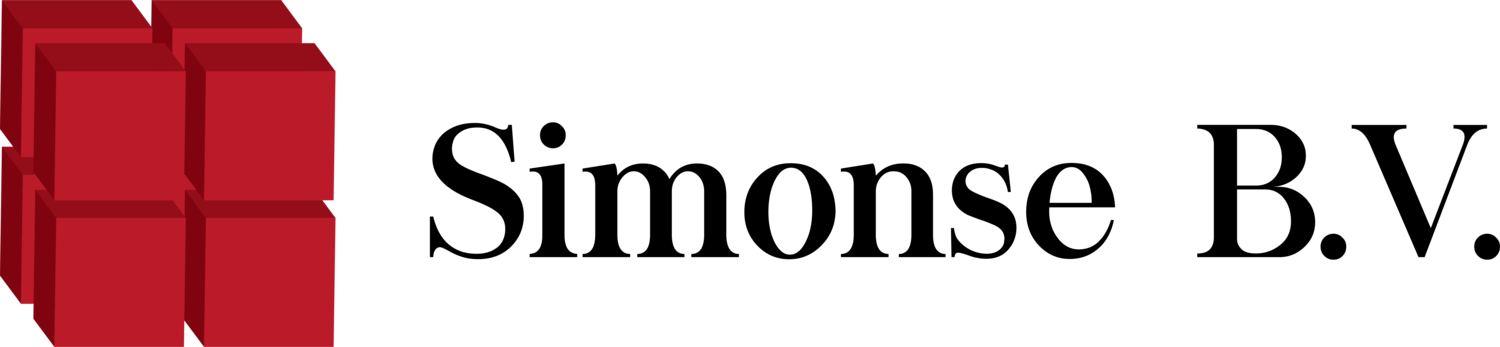 Simonse B.V. logo zwart